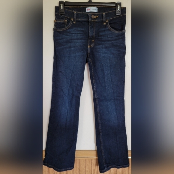 Wrangler Boy's Classic Boot Dark Wash Jeans Size 12 Regular - Picture 1 of 5